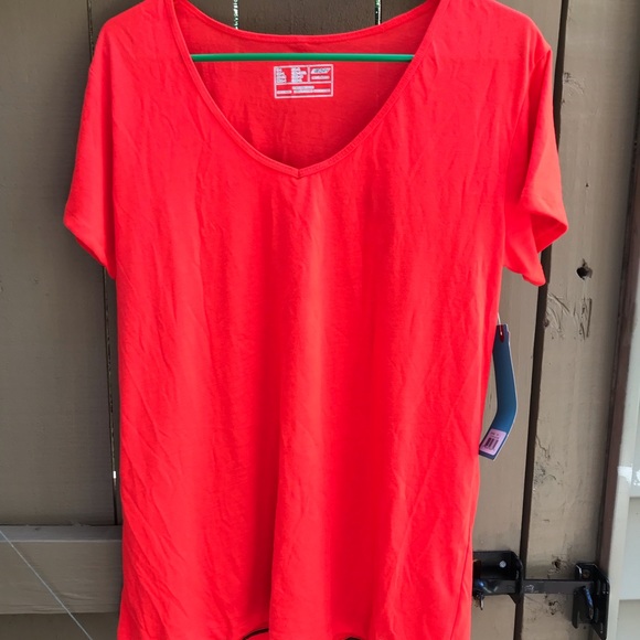 NEW BALANCE ORANGE SHIRT - Picture 1 of 3